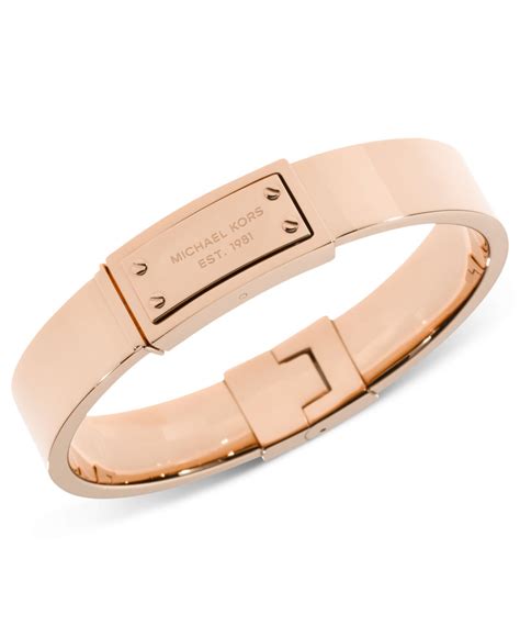 michael kors logo plaque friendship bracelet rose gold|Michael Kors rose gold aviators.